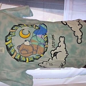 Bkys Lazy Days Tee. Size Med. Sky Blue